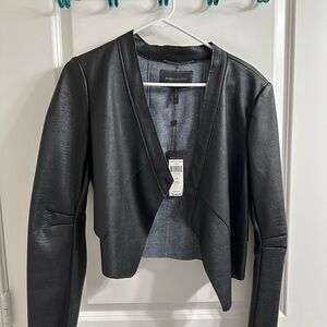 BCBG leather jacket. New, never worn with tags.